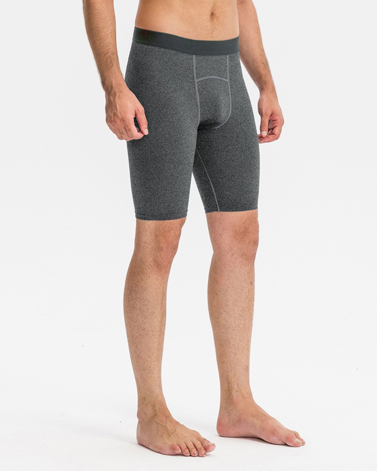Men's Training Shorts MH08 in Flower Gray