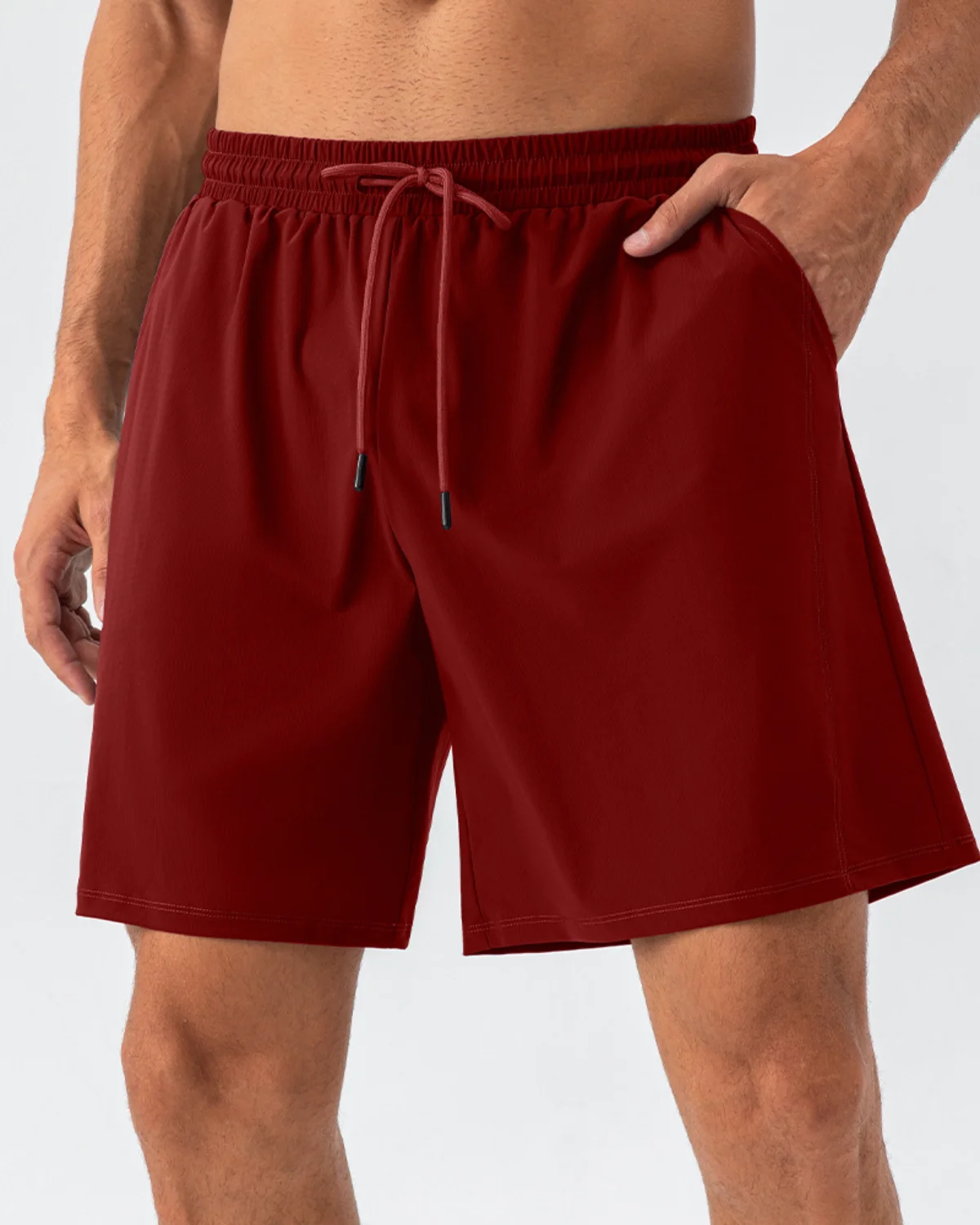 Men's Training Shorts MH18 in Wine