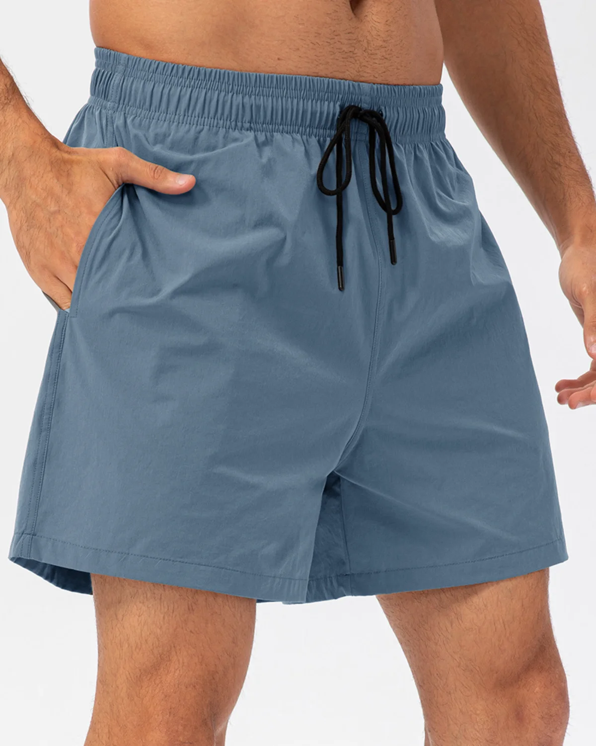 Men's Training Shorts MH19 in Steel Blue