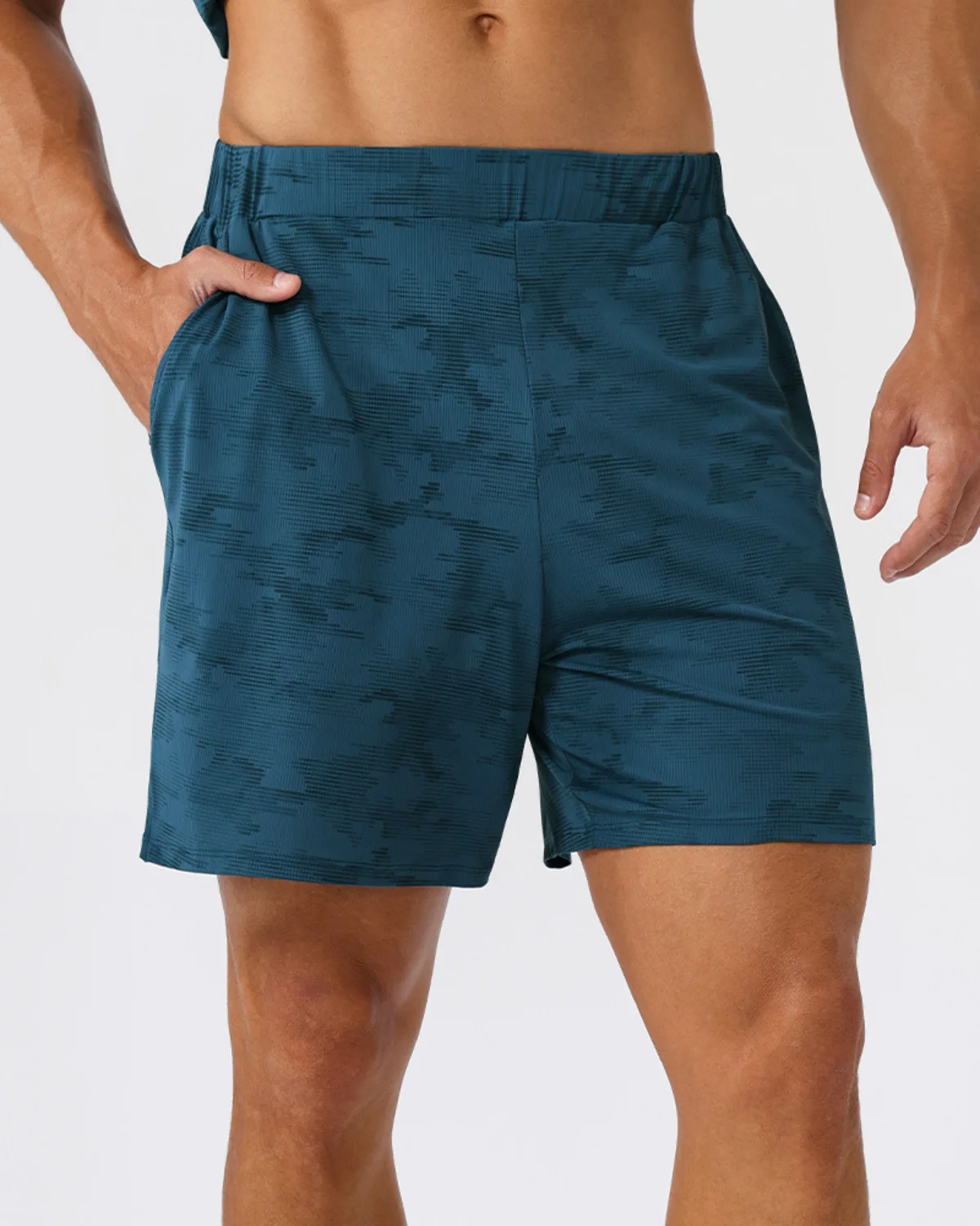 Men's Training Shorts MH23 in Teal