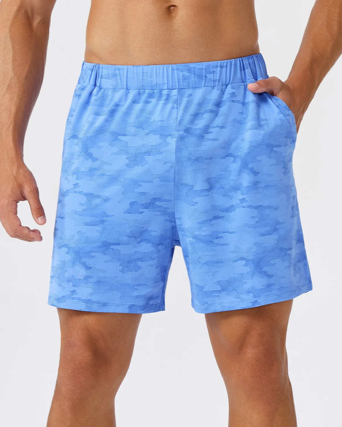 Men's Training Shorts MH23 in Sky Blue