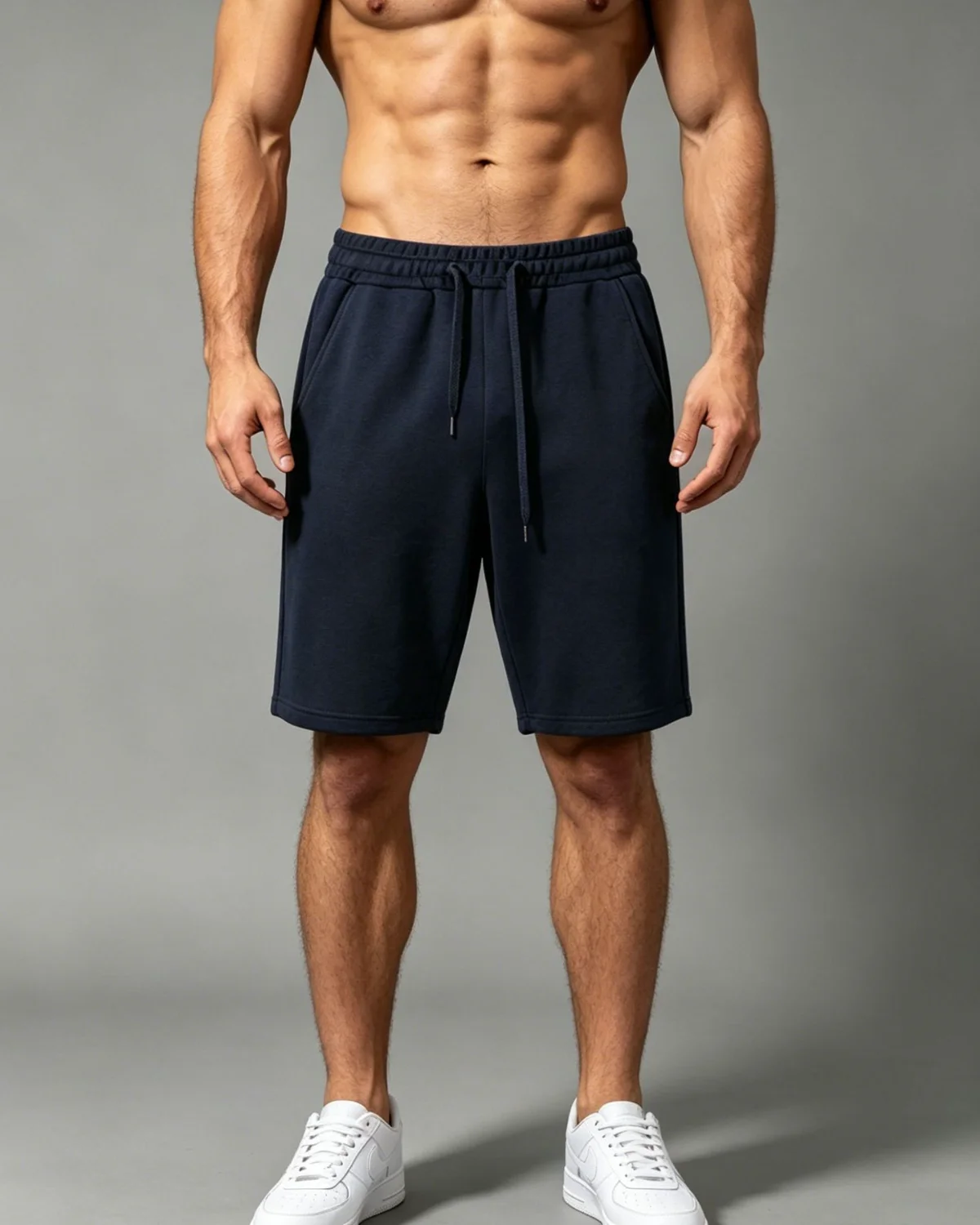 Men's Training Shorts MH88 in Navy Blue