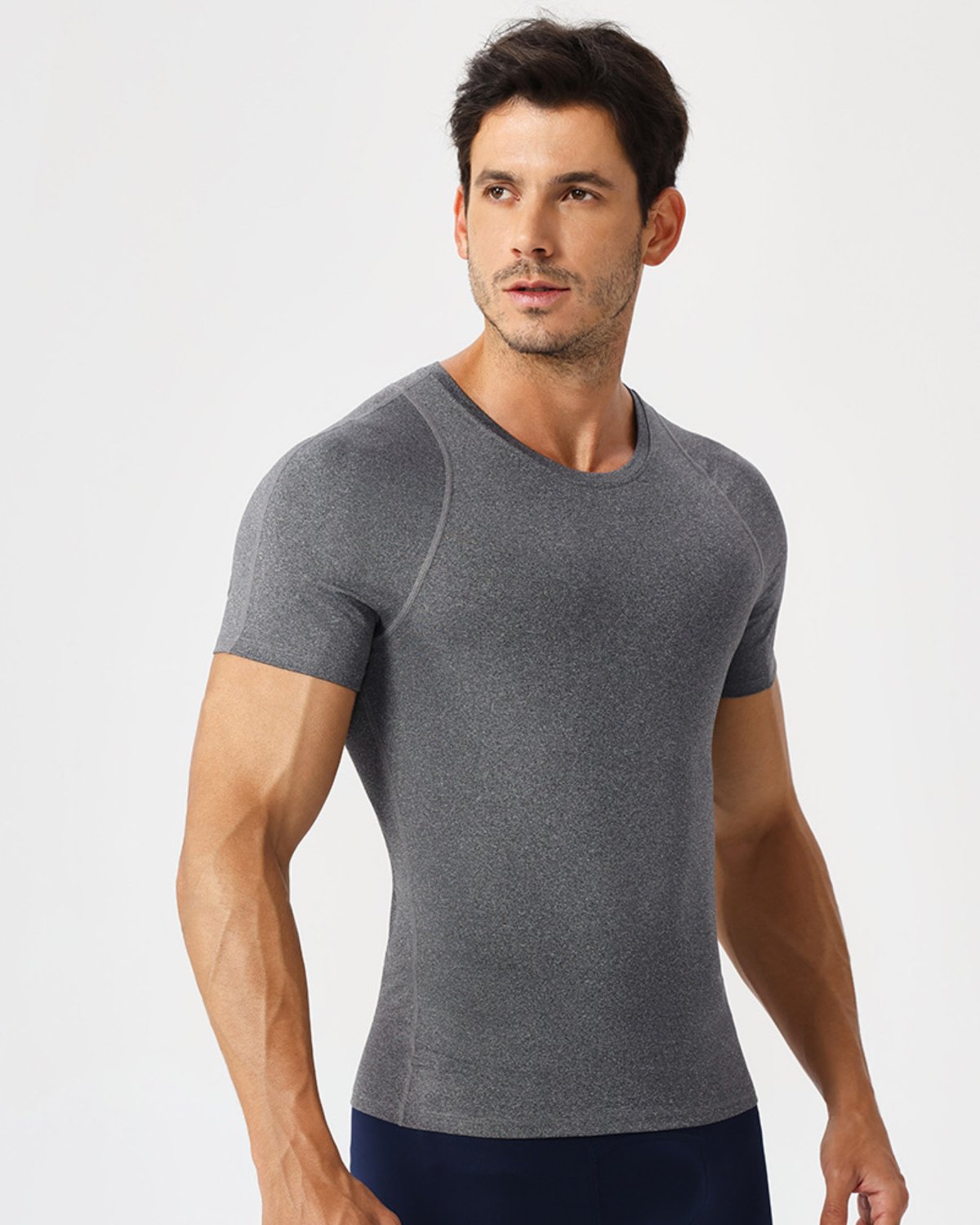 Men's Training T-Shirt MT18 in Dark Grey