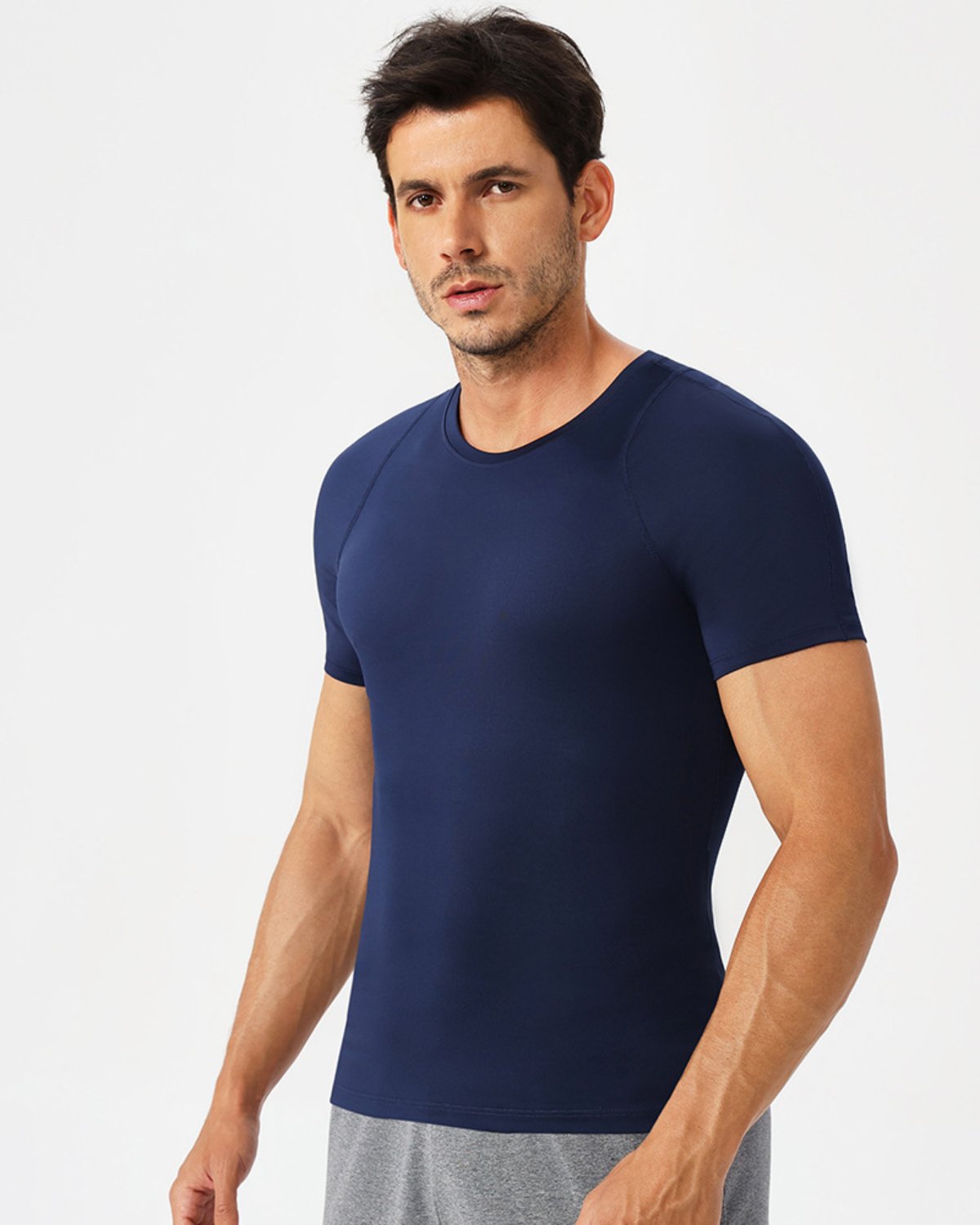 Men's Training T-Shirt MT18 in Navy