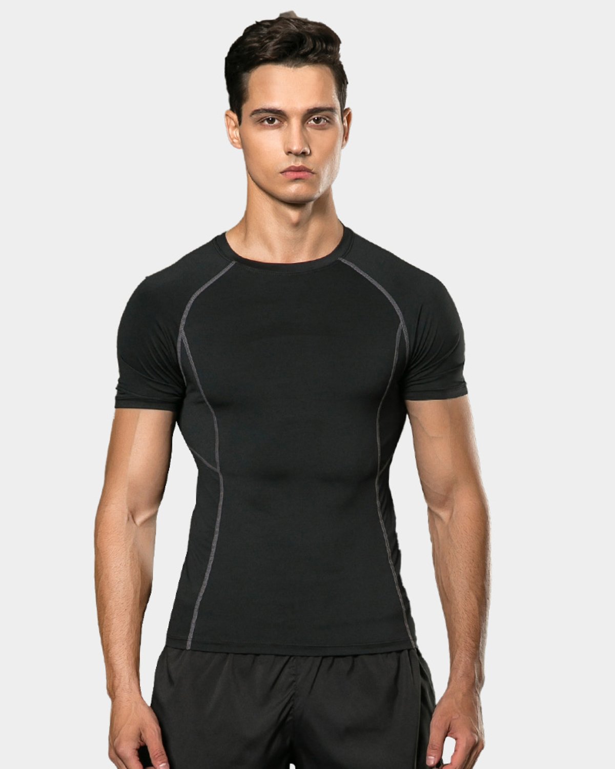 Men's Training T-Shirt MT22 in Black