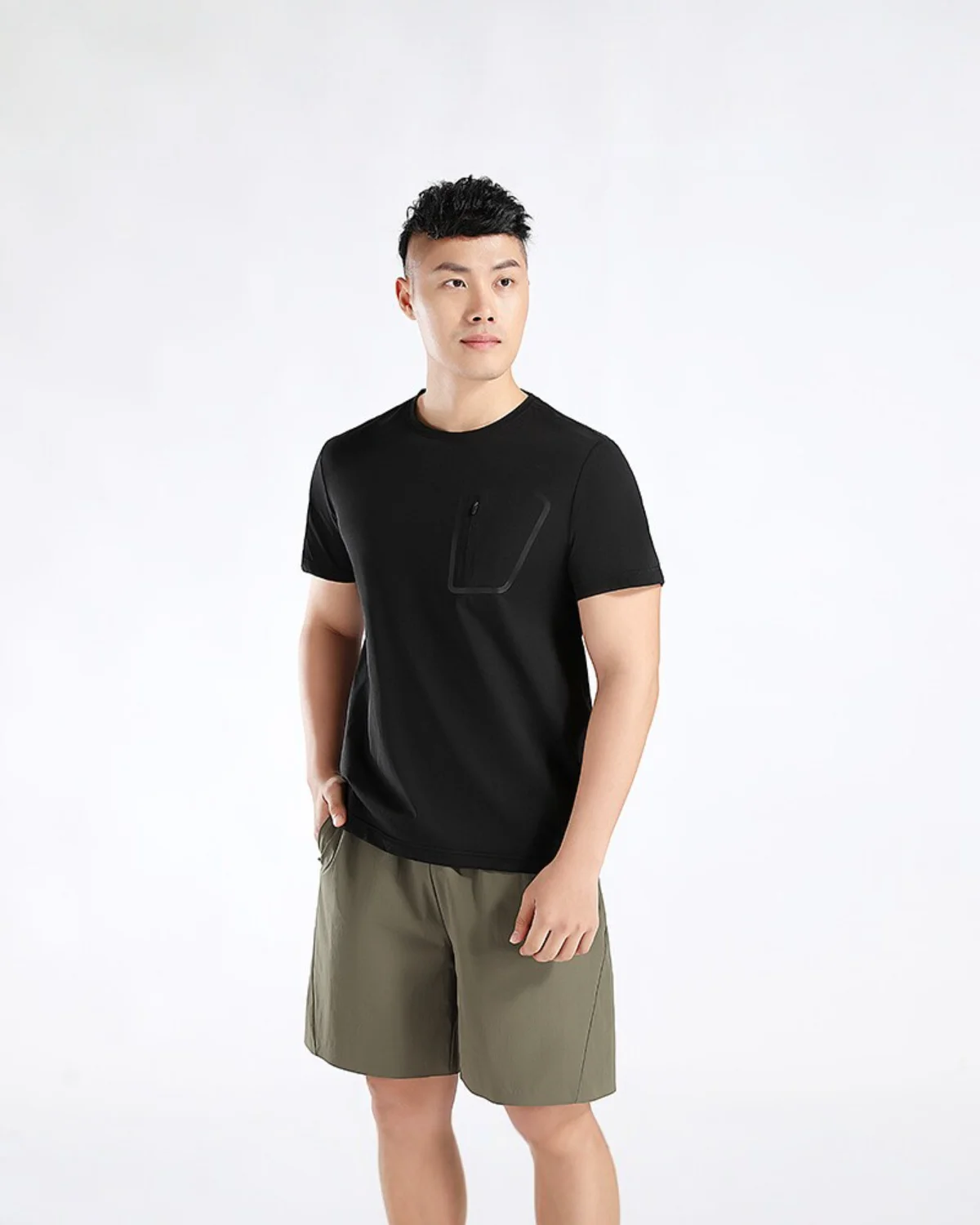 Men's Training T-Shirt MT239 in Black