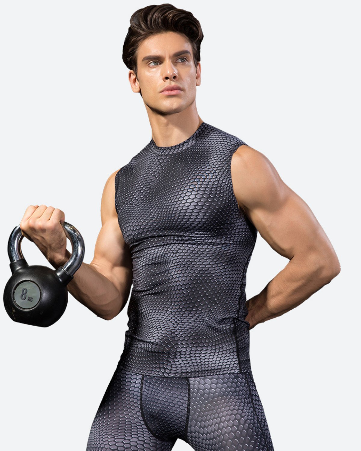 Men's Training Tank MT03 in Snake Scale