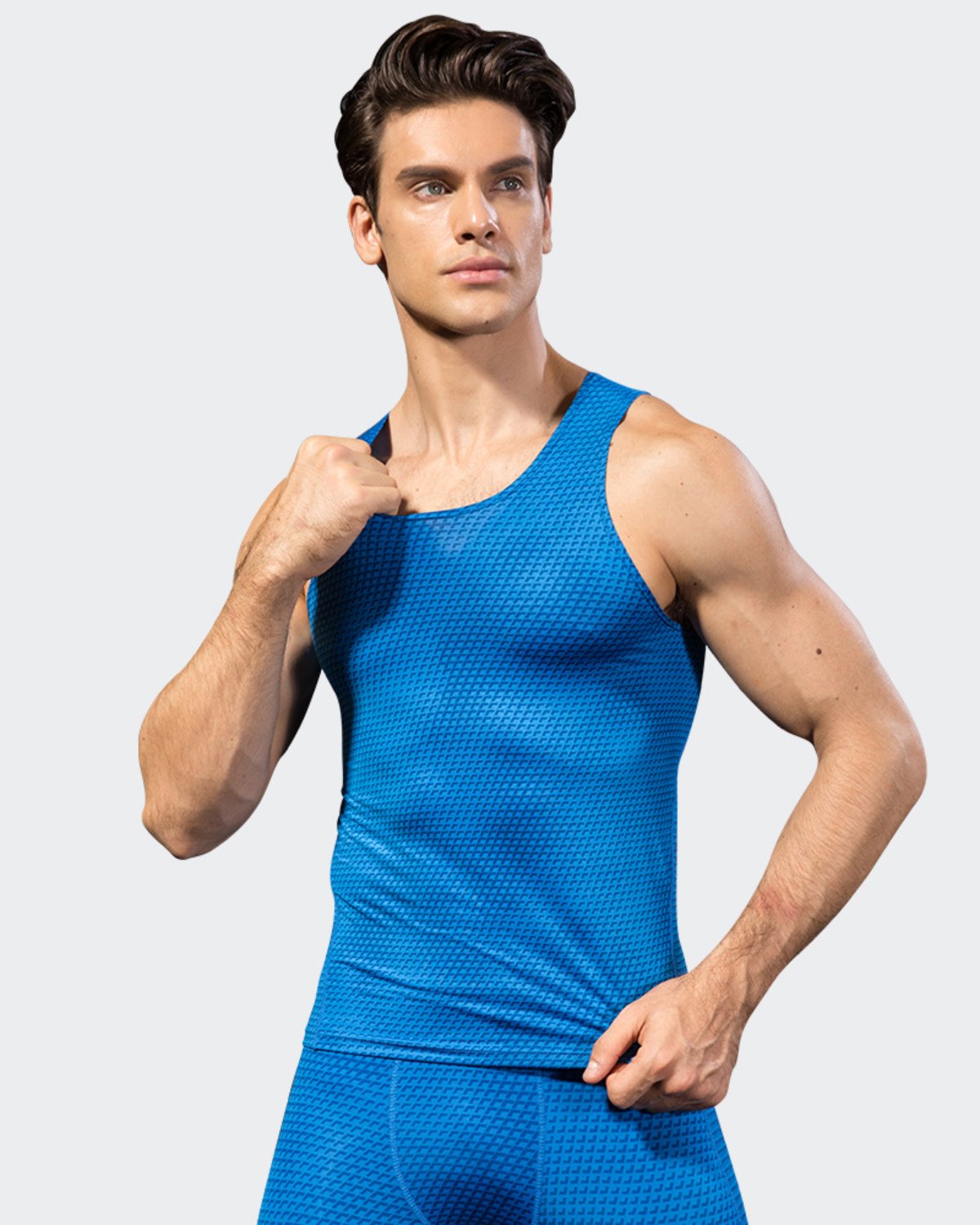 Men's Training Tank MT05 in Blue