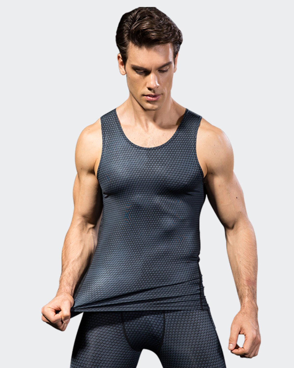 Men's Training Tank MT05 in Navy
