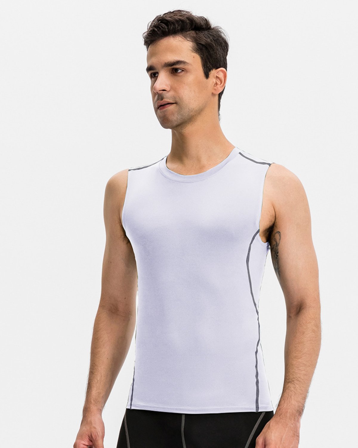 Men's Training Tank MT08 in White