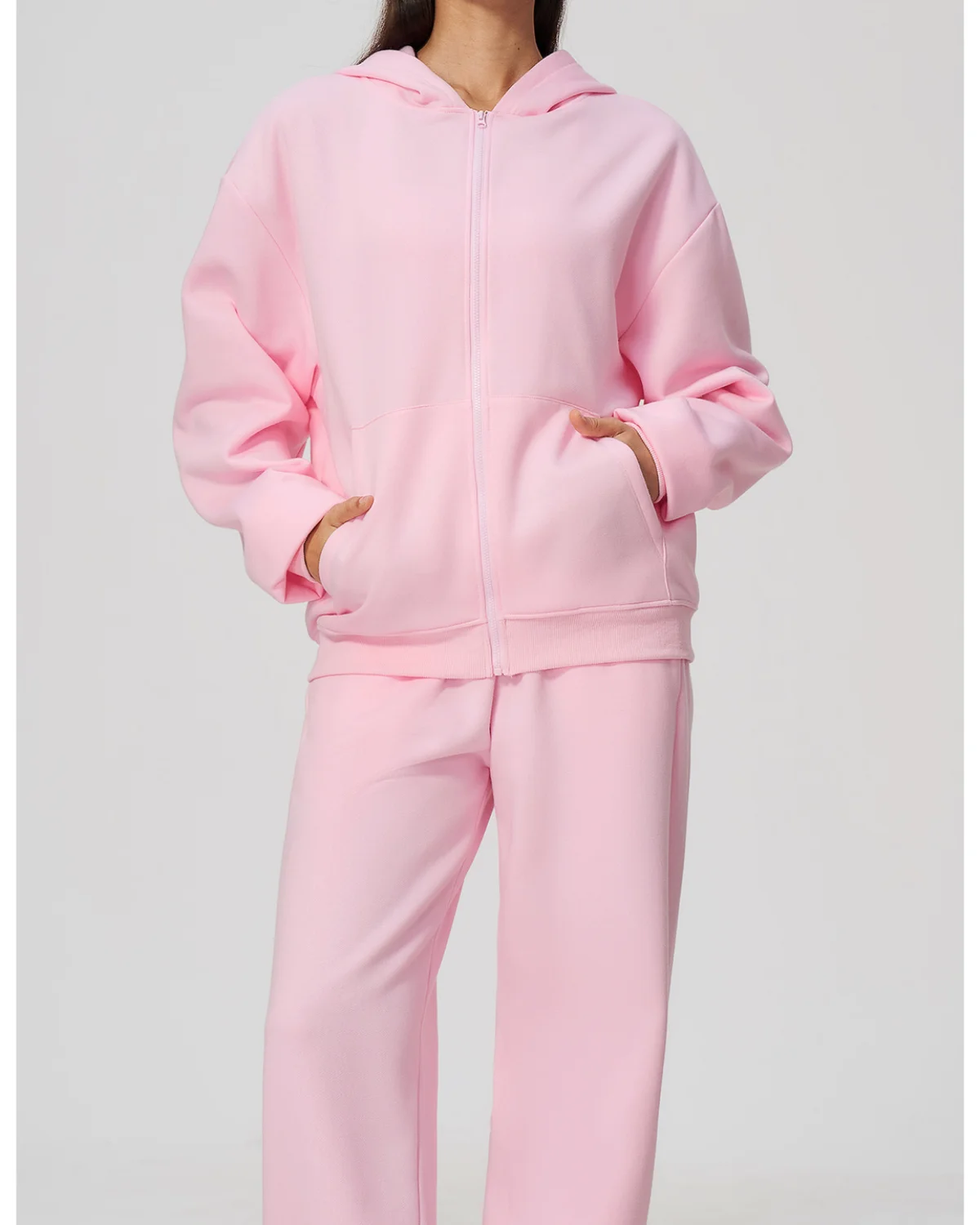 Women's Cut-and-Sew Yoga Set NS624 in PINK