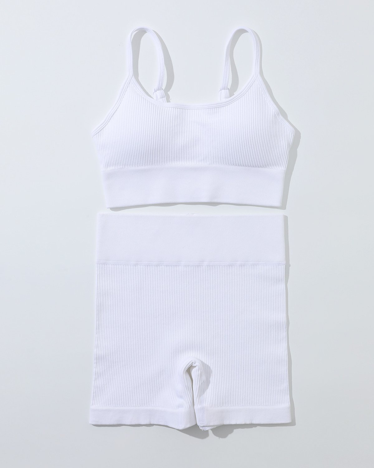 Women's Seamless Yoga Set SS06 in White