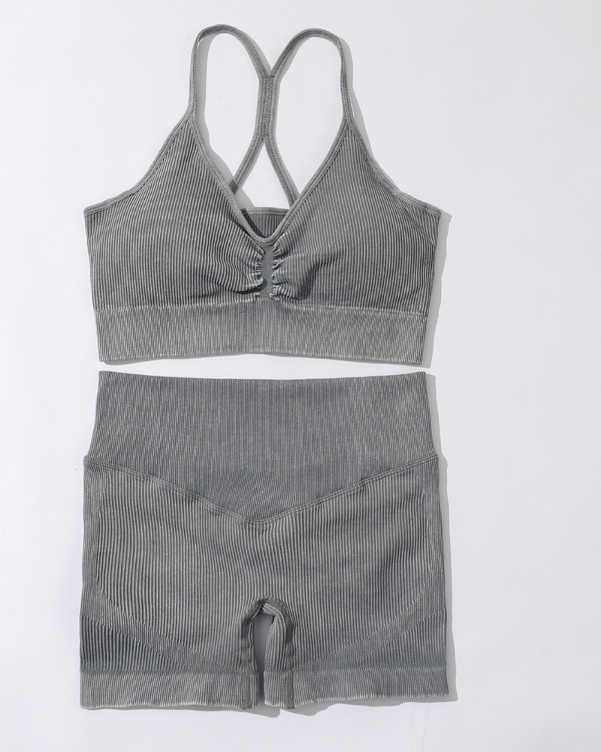 Women's Seamless Yoga Set SS21 in Olive