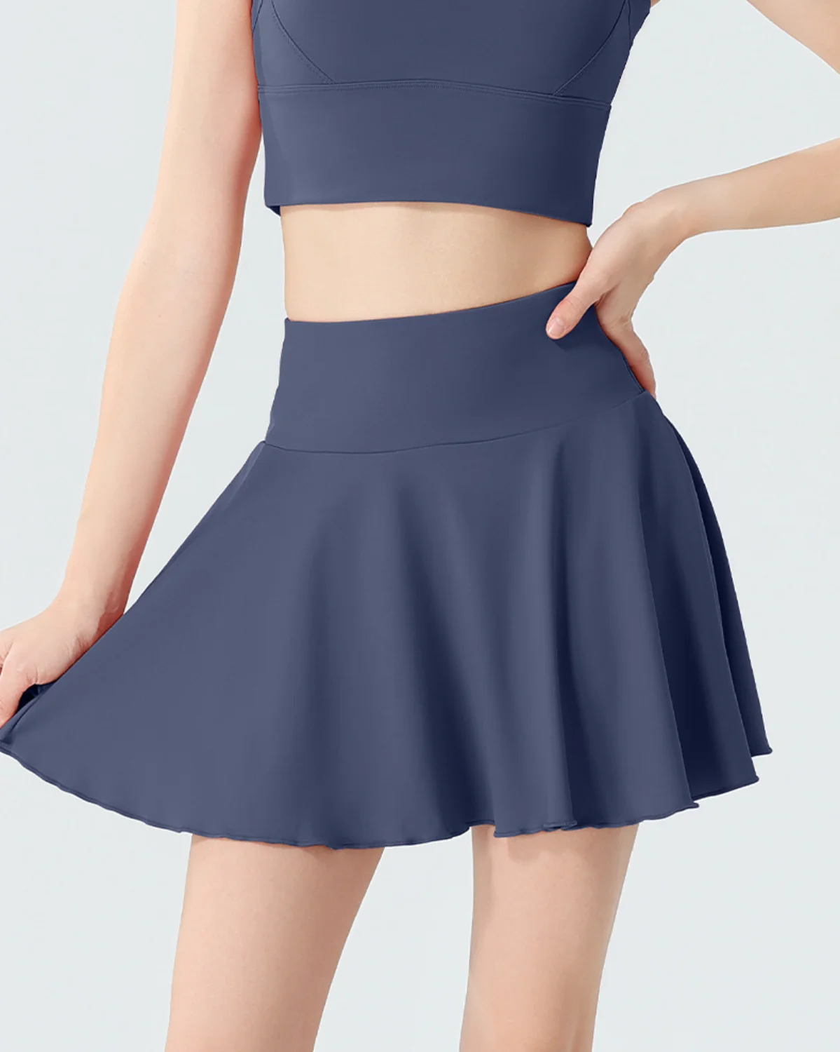 Women's Tennis Skort TK34 in Slate