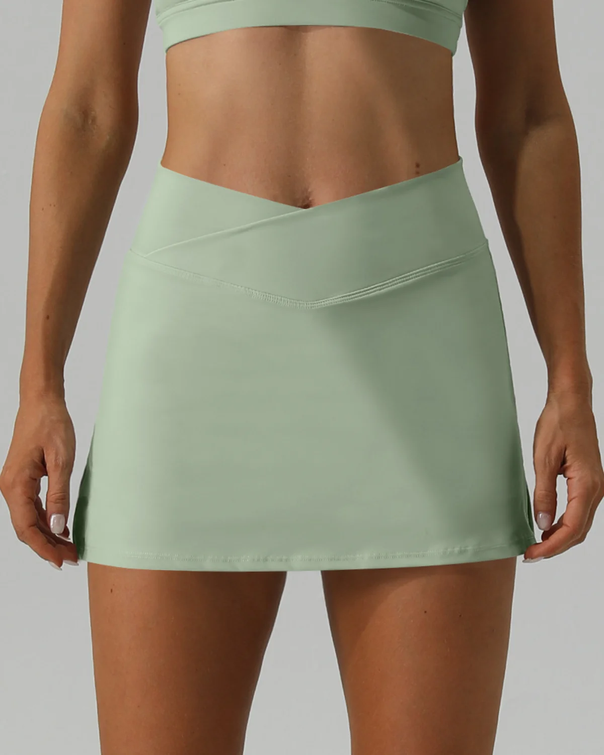 Women's Tennis Skort TK73 in Sage