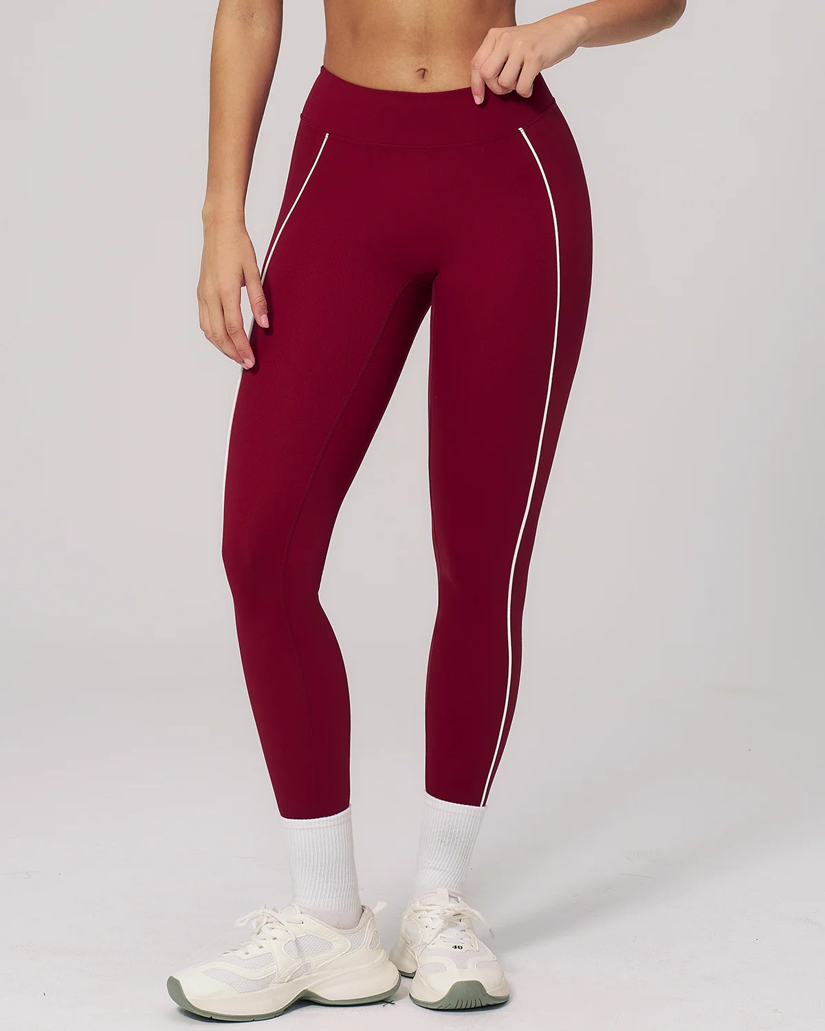 Women's Yoga Leggings NP33 in red