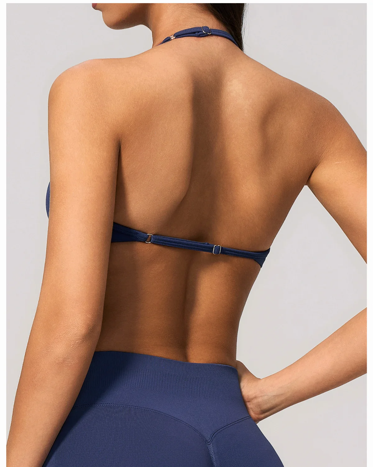 Women's Yoga Sports Bra NB191 in Navy Blue