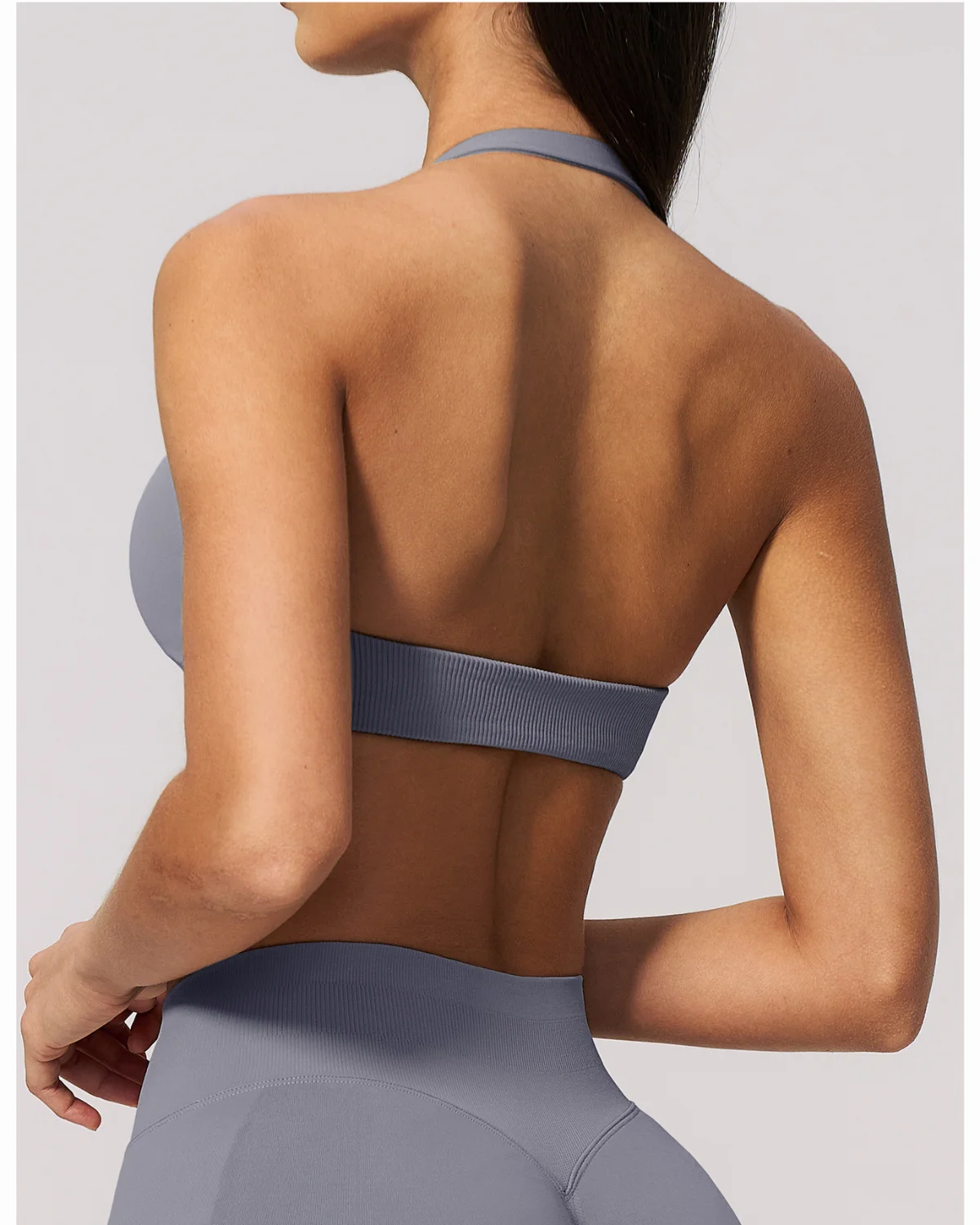 Women's Yoga Sports Bra NB192 in Slate Blue