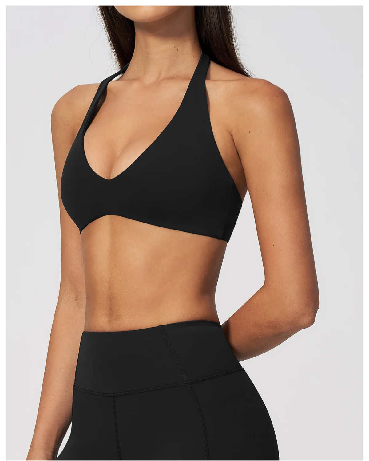 Women's Yoga Sports Bra NT81 in Black