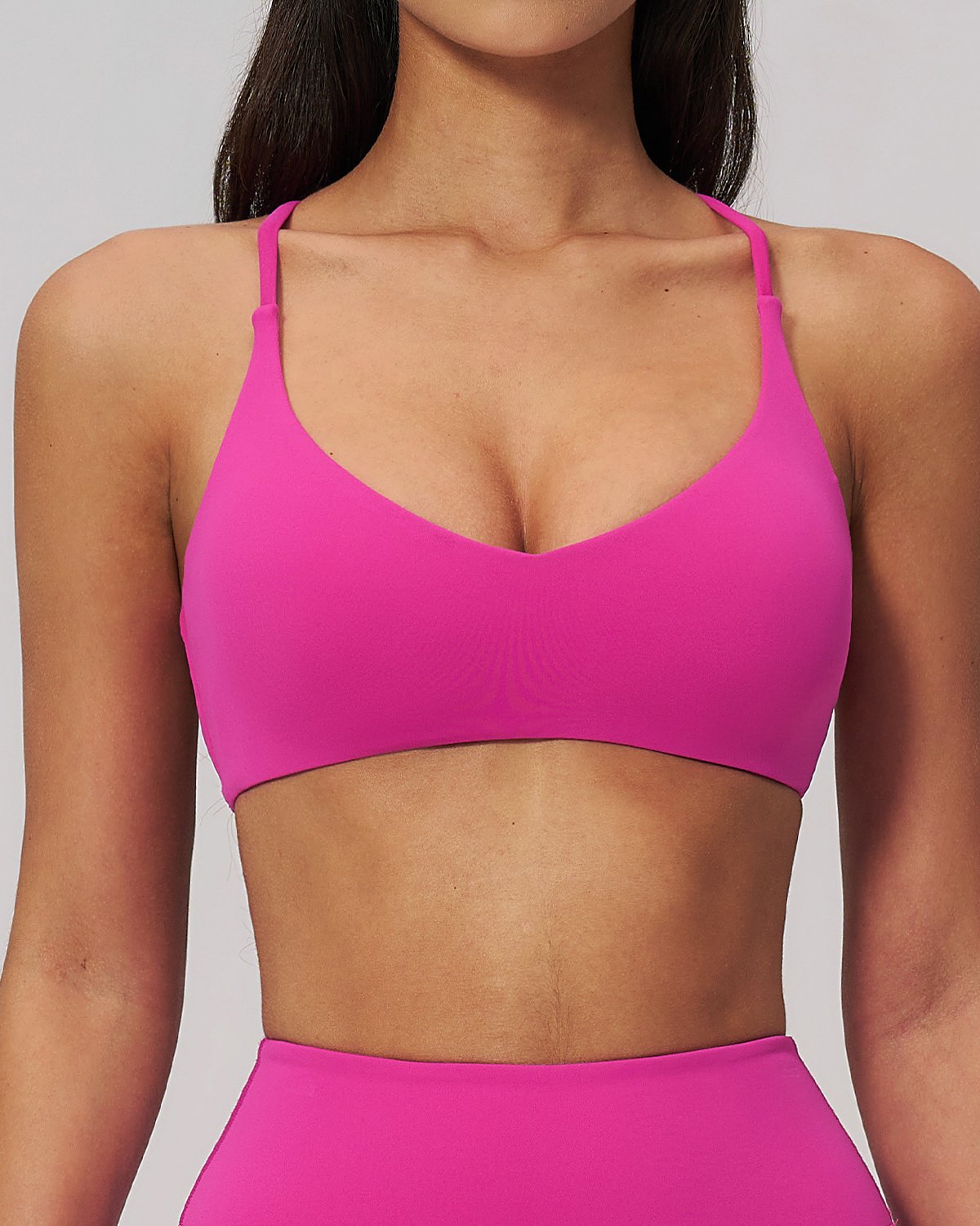 Women's Yoga Sports Bra SB01 in Magenta